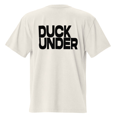 "DUCK UNDER" OVERSIZED TEE - BONE