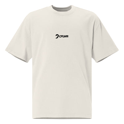 "DUCK UNDER" OVERSIZED TEE - BONE